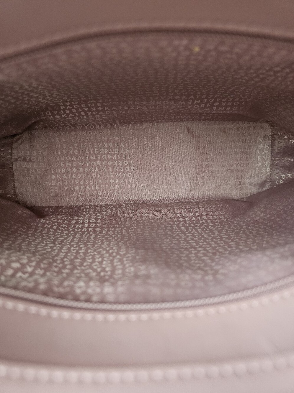 Kate Spade Dusty Rose Leather Tote with Bow Charm - Picture 7 of 8